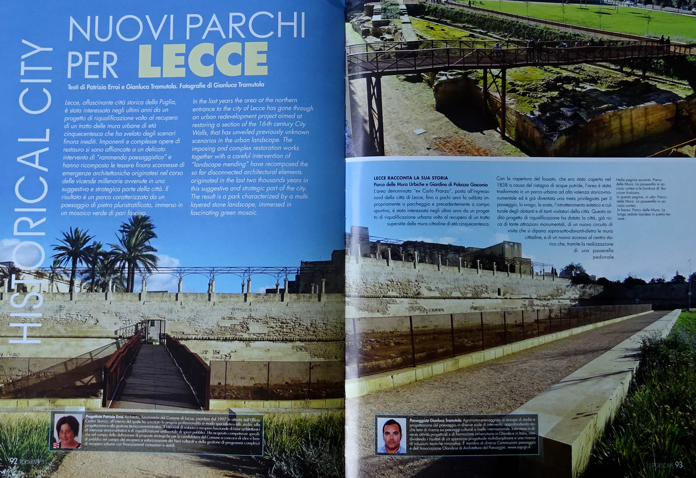 parco delle mura urbiche lecce