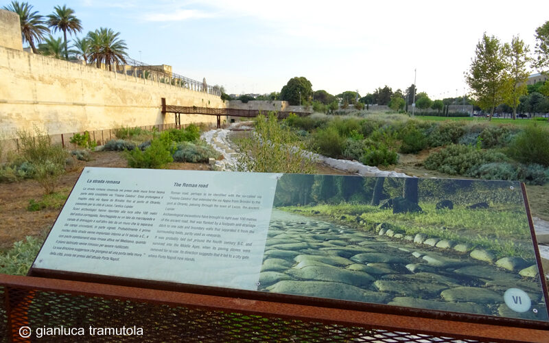 strada romana parco delle mura Lecce Gianluca Tramutola